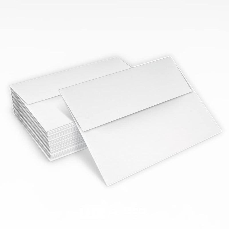 LUXPaper A2 Foil Lined Invitation Envelopes | Peel & Press | 4 3/8" x 5 3/4" | White w/Gold LUX Lining | 70lb. Text | 50 Qty - Image 4